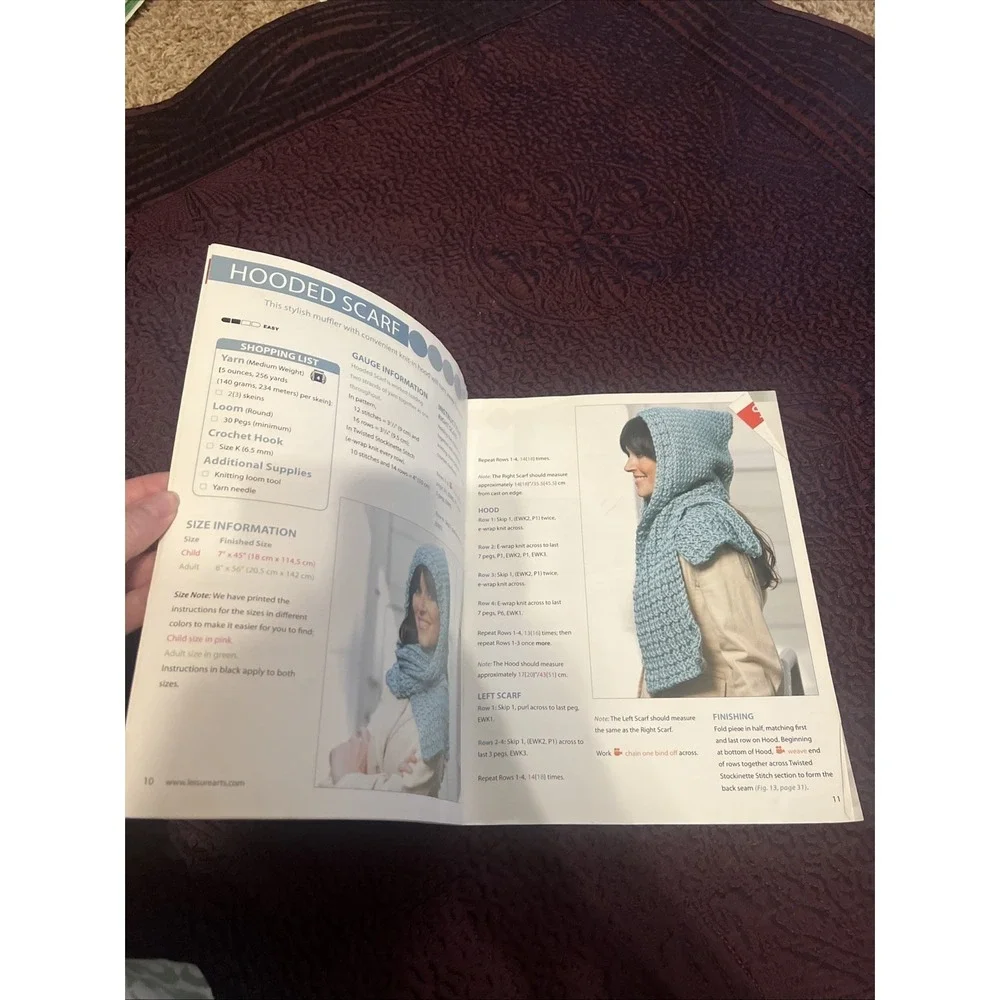 Loom Knitting for Mommy and Me Paperback By Leisure Arts Beginner Knit